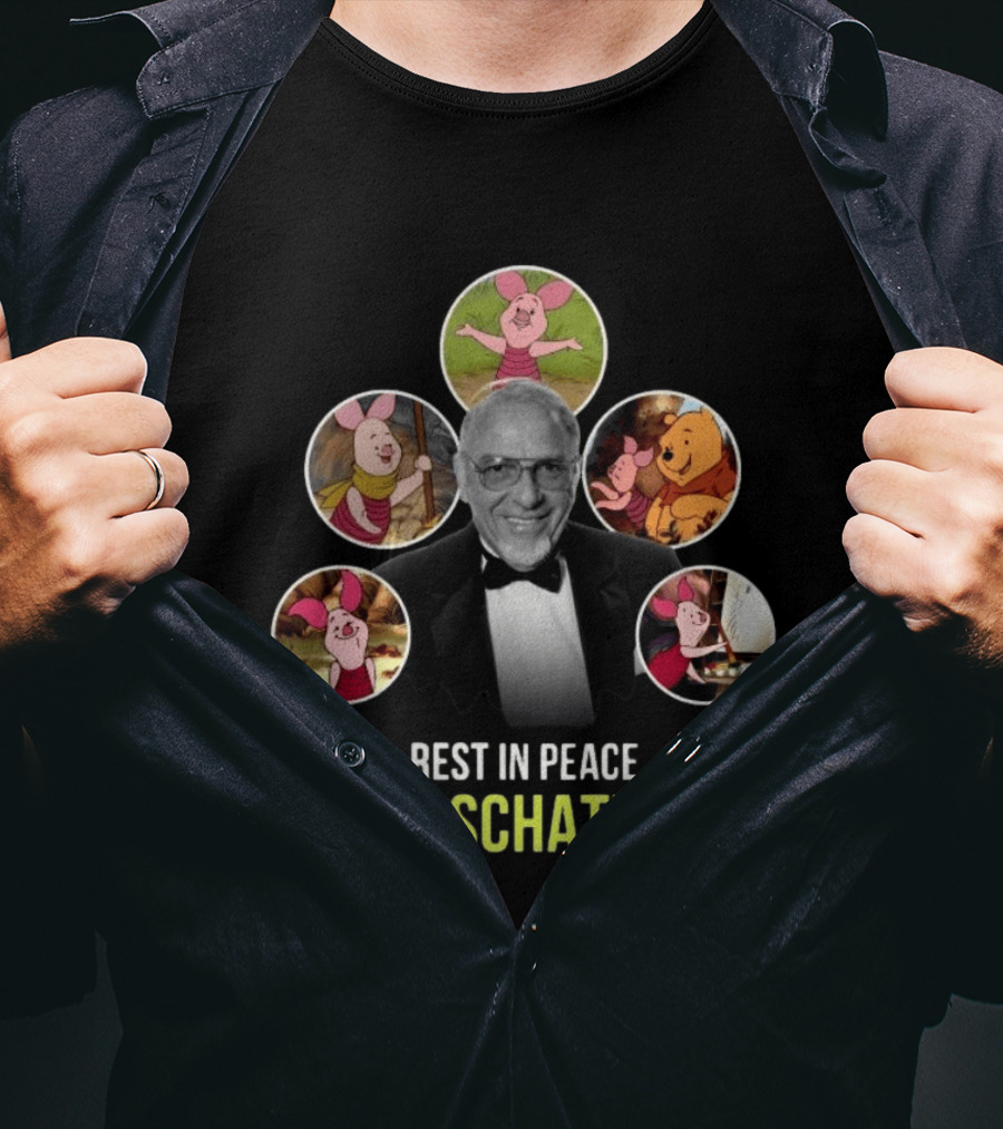 Rest In Peace Steve Schatzberg The Beloved Voice Of Piglet With Classic Piglet Images T-Shirt