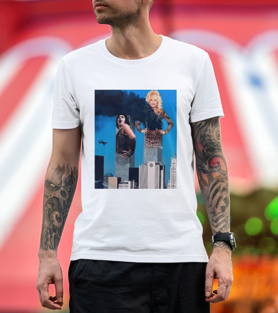 Tim Curry Dolly Parton Twin Towers 9 11 T-Shirt
