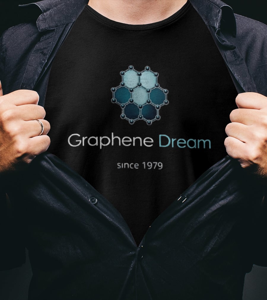 Graphene Dream Since 1979 Molecular Honeycomb Scientific Research Material T-Shirt