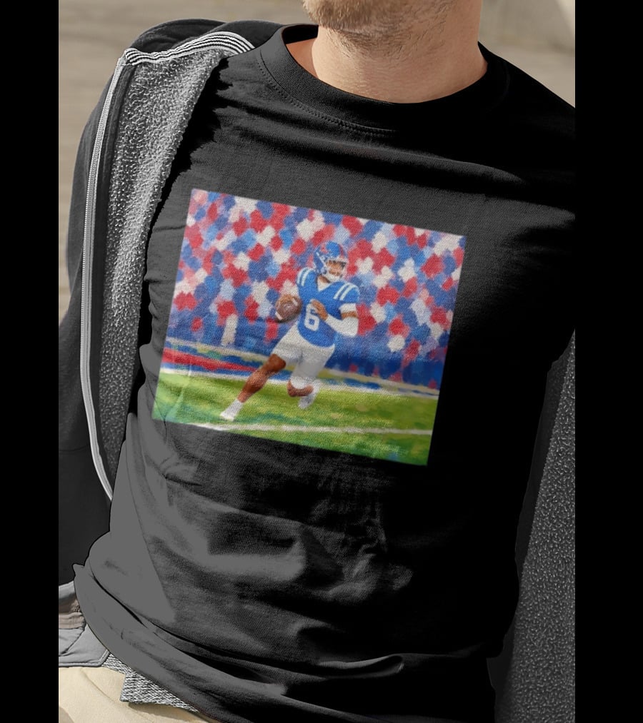 Trinidad Chambliss Quarterback No 6 University Of Mississippi Football T-Shirt