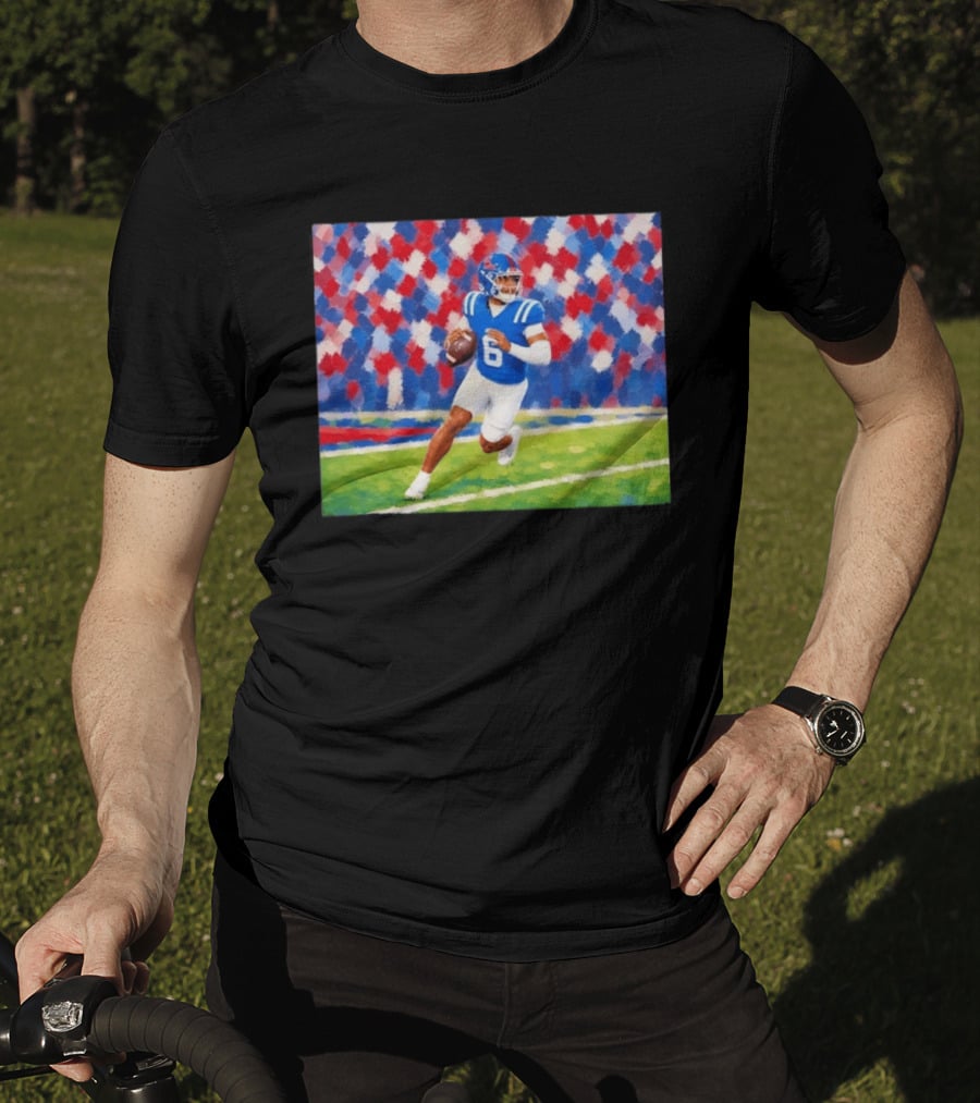 Trinidad Chambliss Quarterback No 6 University Of Mississippi Football T-Shirt