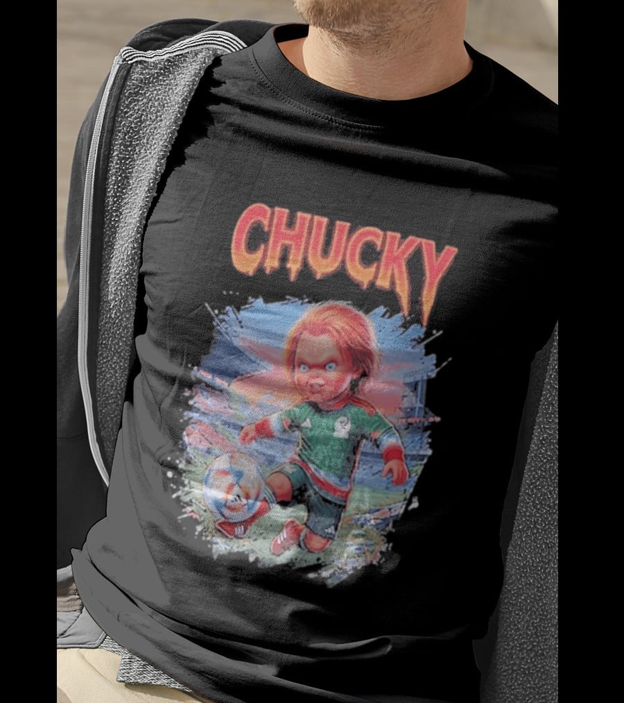 Chucky In Mexico Soccer Halloween House Of Tees T-Shirt