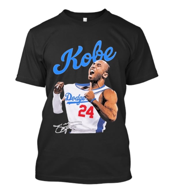 House Of Tees Kobe Bryant Dodgers 24 Jersey Image T-Shirt