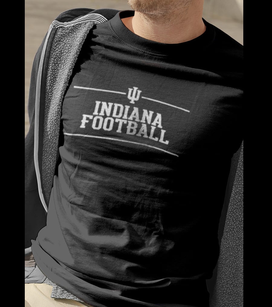 Indiana Hoosiers Football Now Until Forever Coach Caricature T-Shirt