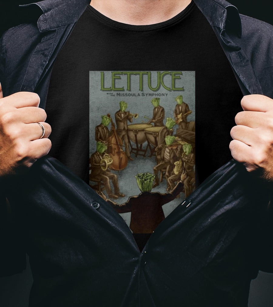 Lettuce With Missoula Symphony KettleHouse Amphitheater Bonner MT August 28 2026 T-Shirt