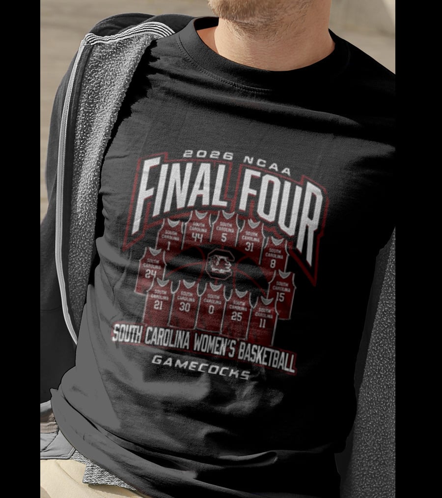 2026 NCAA Final Four South Carolina Women's Basketball Gamecocks T-Shirt