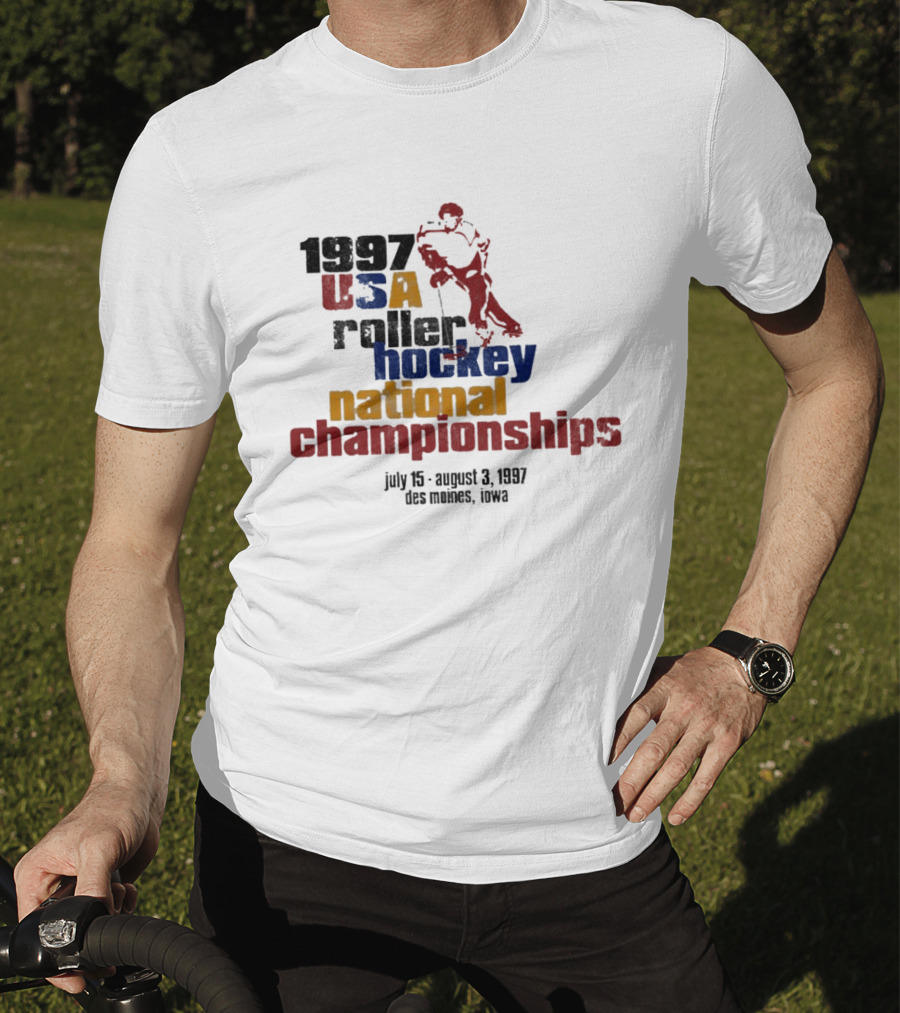 1997 USA Roller Hockey National Championships July 15 August 3 Des Moines Iowa T-Shirt