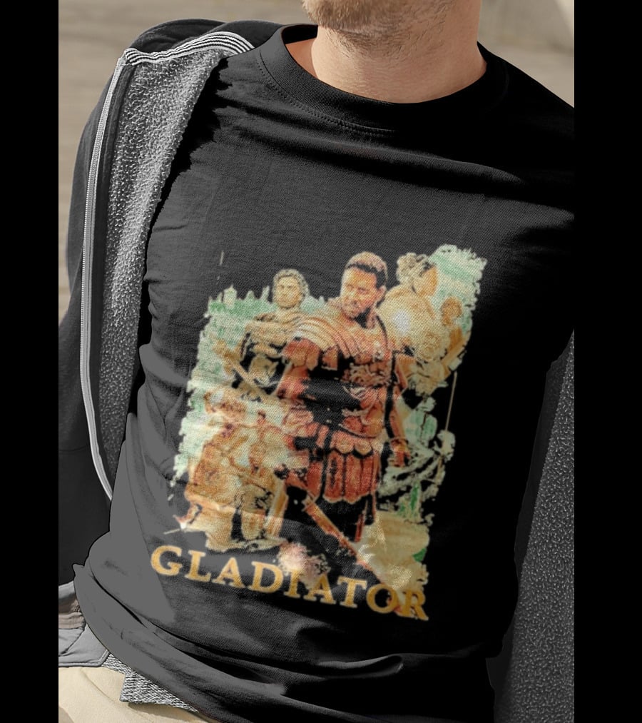 Gladiator Maximus Collage Russell Crowe Roman Warrior Epic T-Shirt