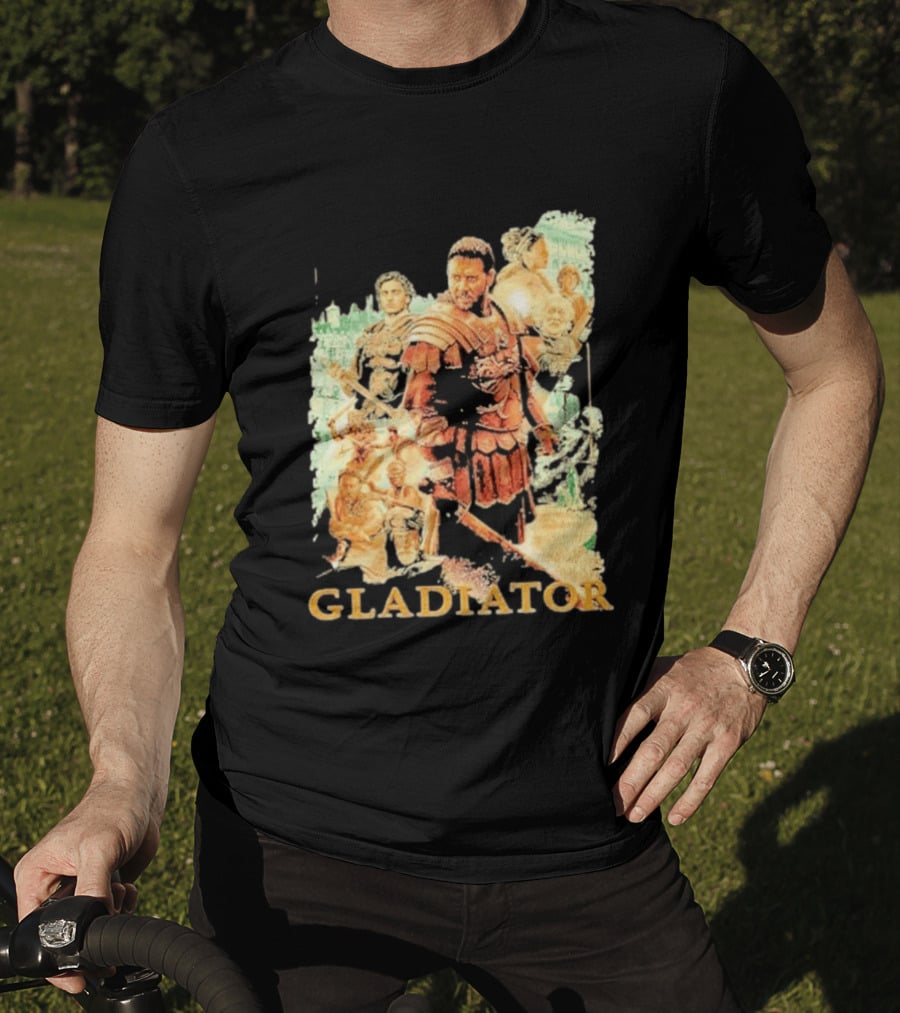 Gladiator Maximus Collage Russell Crowe Roman Warrior Epic T-Shirt
