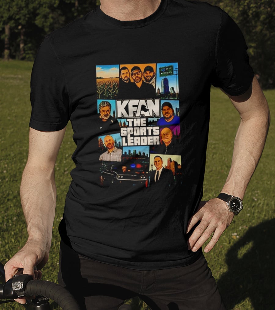 KFAN The Sports Leader Radio Personalities Illustrated T-Shirt