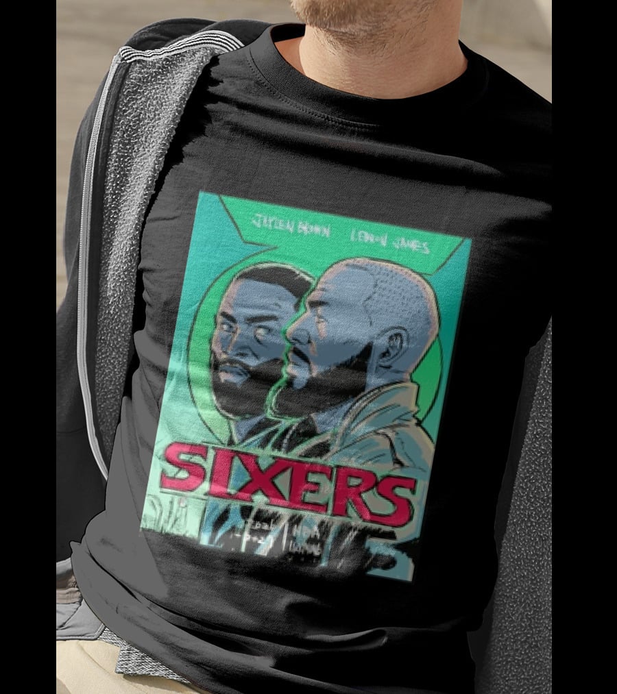 Jaylen Brown Lebron James Sixers NBA Lanterns T-Shirt
