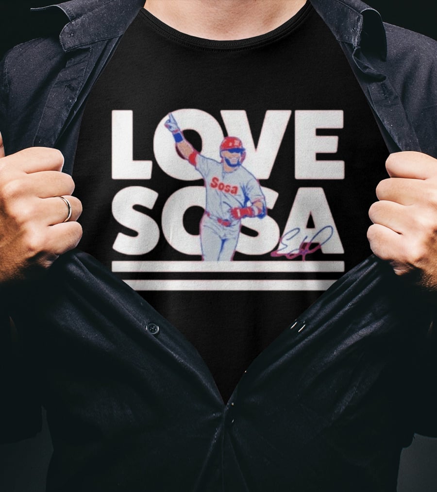 Love Sosa Edmundo Philadelphia Phillies Signature Celebration T-Shirt