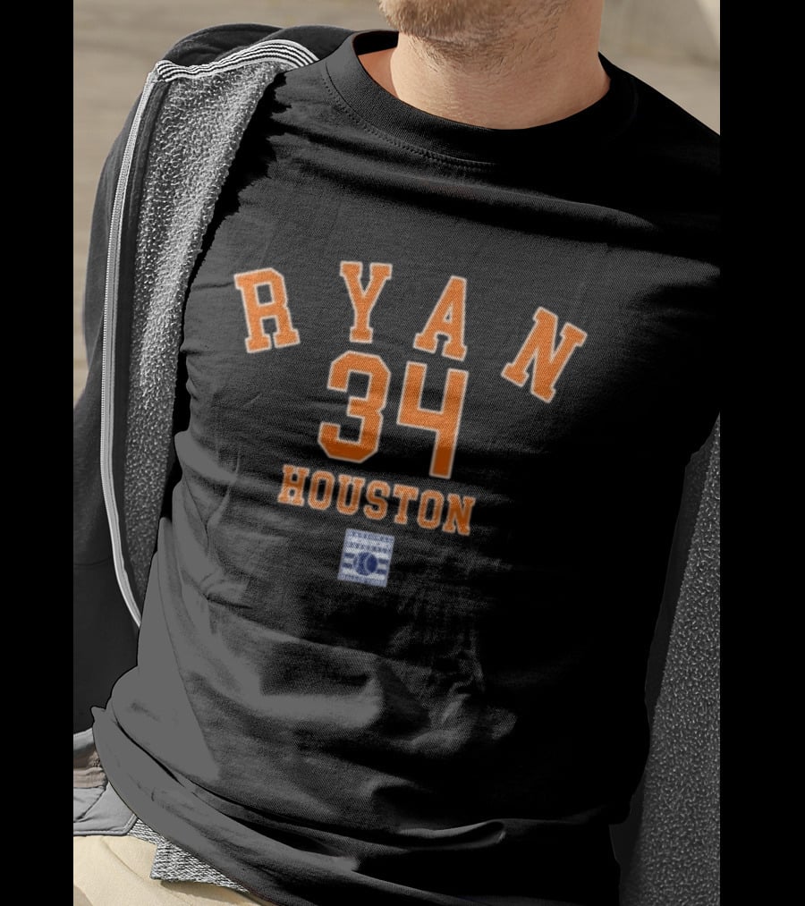 Nolan Ryan 34 Houston Astros Baseball Legend Series T-Shirt
