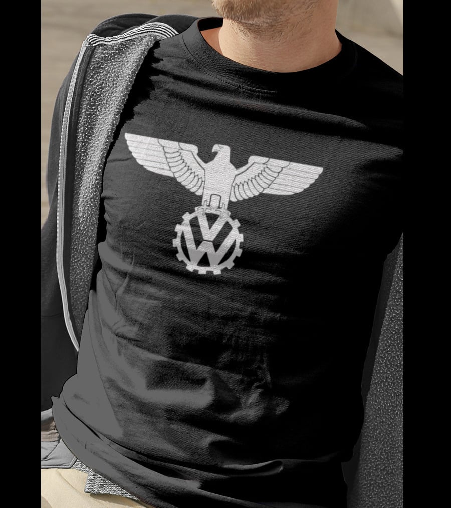 Volkswagen Eagle VW Automotive Emblem Icon With Cogwheel Wings T-Shirt