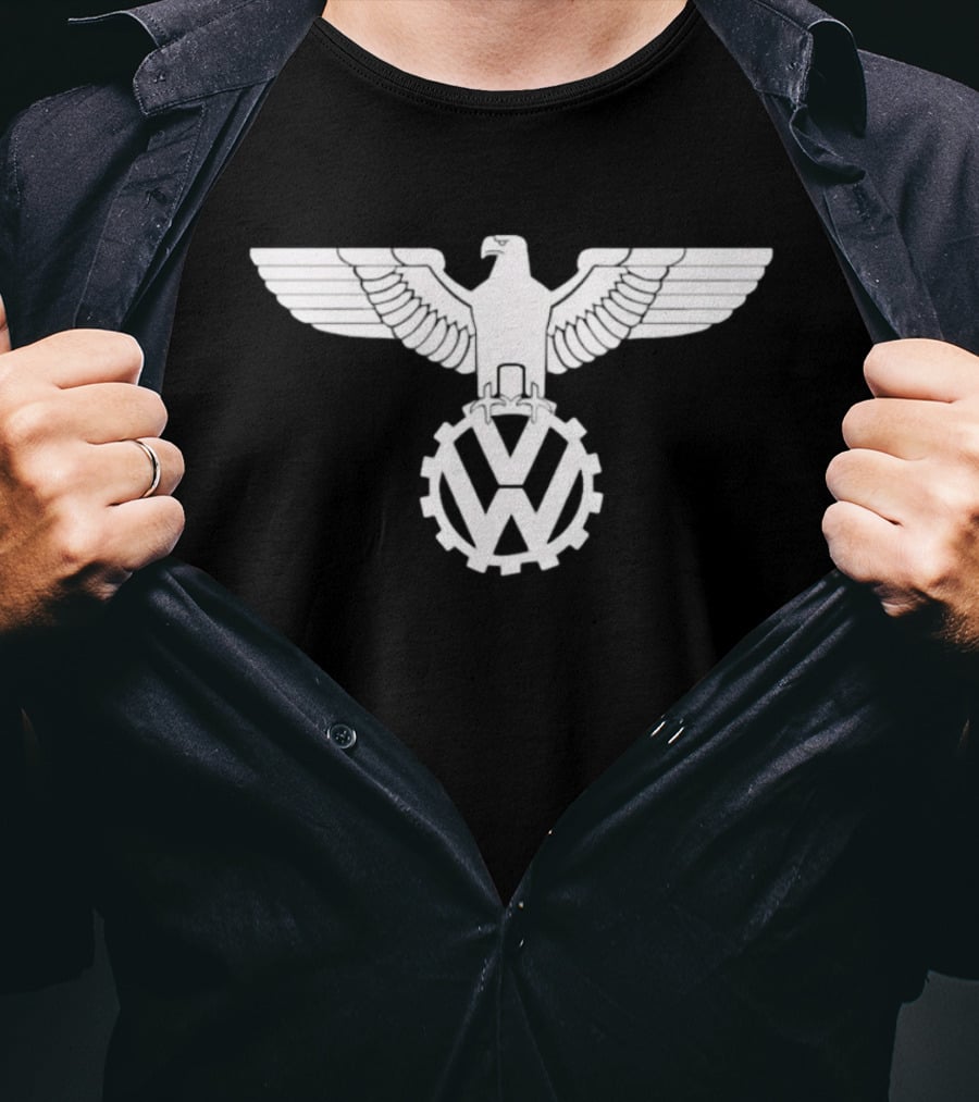 Volkswagen Eagle VW Automotive Emblem Icon With Cogwheel Wings T-Shirt