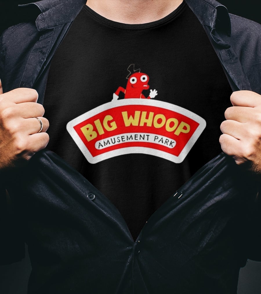 Big Whoop Amusement Park Secret Of Monkey Island T-Shirt