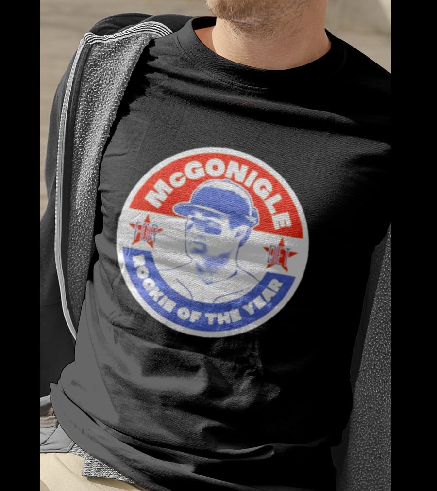 Kevin McGonigle Rookie Of The Year Detroit Baseball Stars T-Shirt