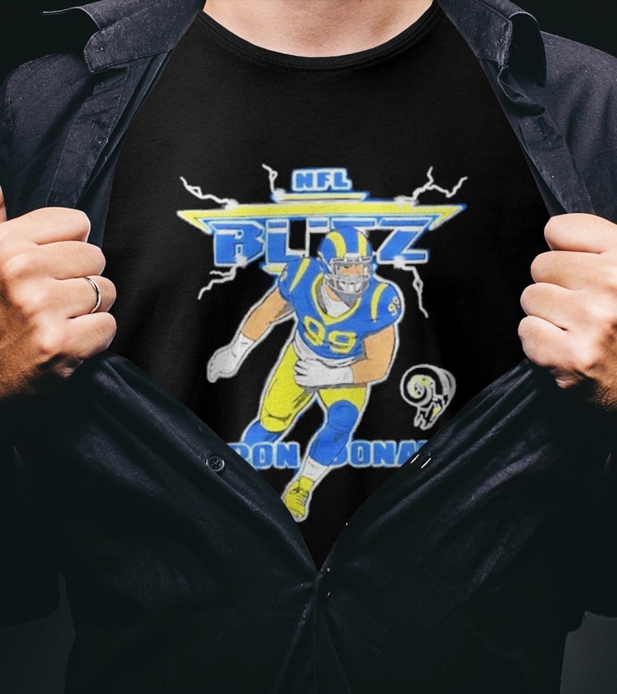 NFL Blitz Aaron Donald Los Angeles Rams 99 T-Shirt