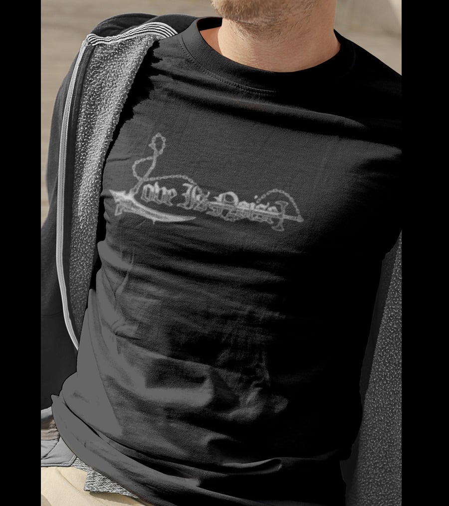 Love Is Noise Store Scythe Sword T-Shirt