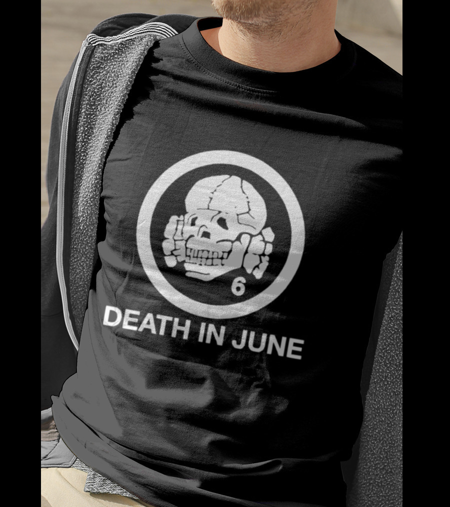 Death In June Skull 6 Neofolk Douglas Pearce T-Shirt