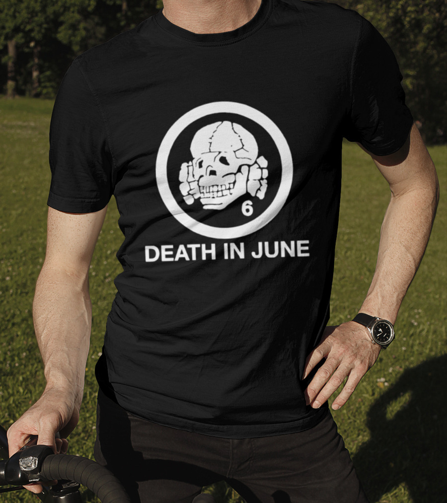 Death In June Skull 6 Neofolk Douglas Pearce T-Shirt