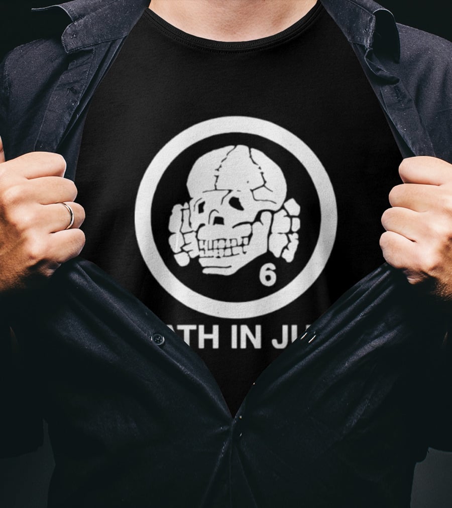 Death In June Skull 6 Neofolk Douglas Pearce T-Shirt