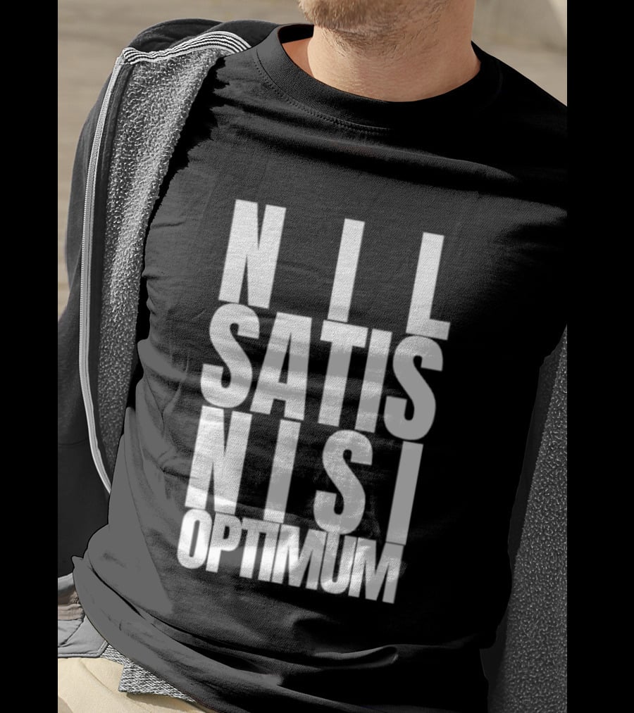 Everton FC Nil Satis Nisi Optimum Motto T-Shirt