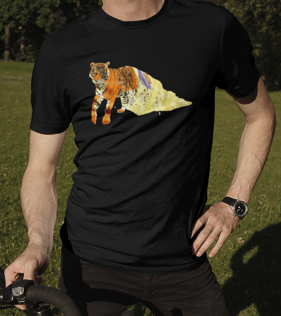 FedEx Tiger Wrapped In Distressed Envelope Packaging Vintage Aesthetic T-Shirt
