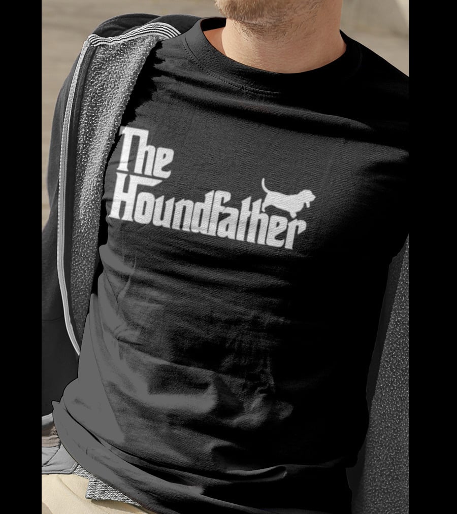 The Houndfather Basset Hound Dog Lover The Godfather T-Shirt