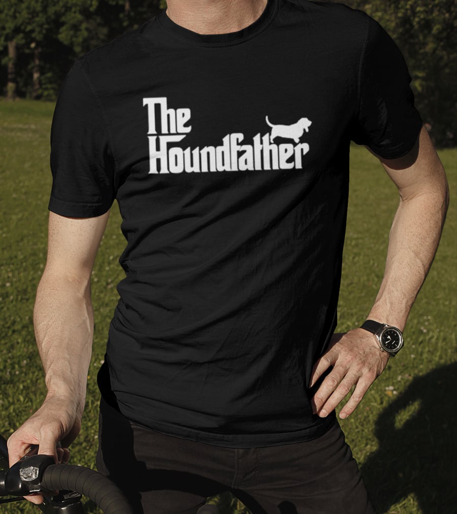 The Houndfather Basset Hound Dog Lover The Godfather T-Shirt