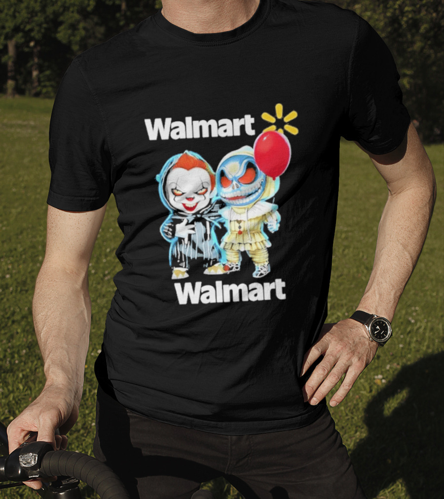 Walmart Pennywise Jack Skellington Halloween 2026 Red Balloon T-Shirt