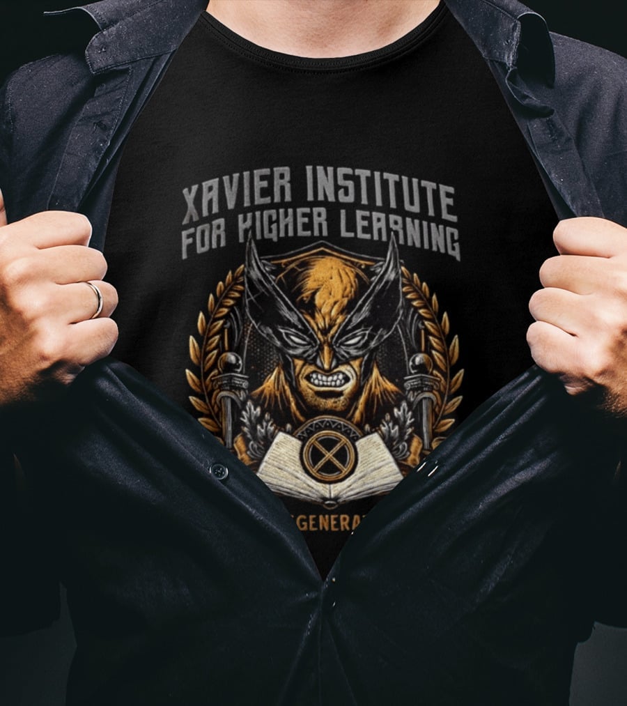 Xavier Institute For Higher Learning Wolverine Combat Regenerative Biology T-Shirt