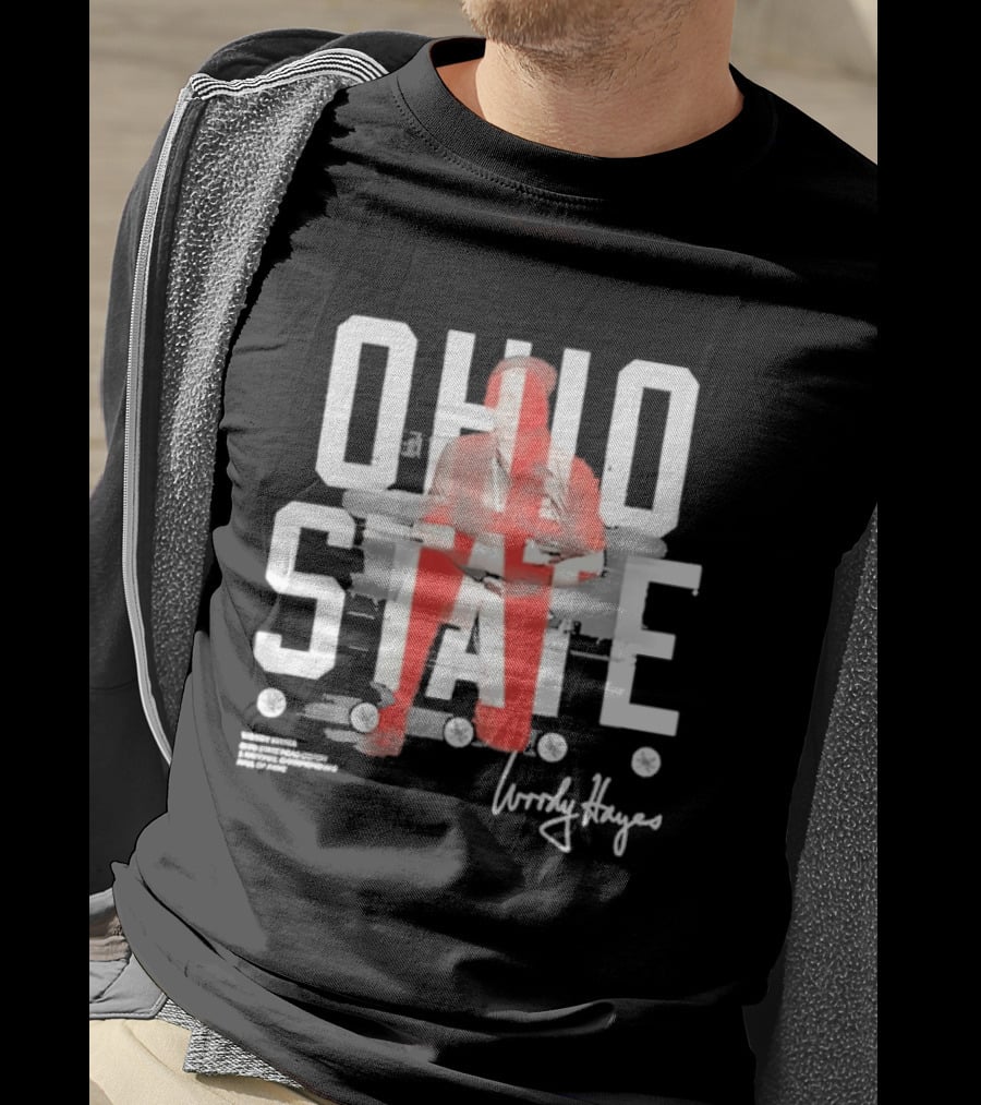 Woody Hayes Ohio State 75th Anniversary T-Shirt