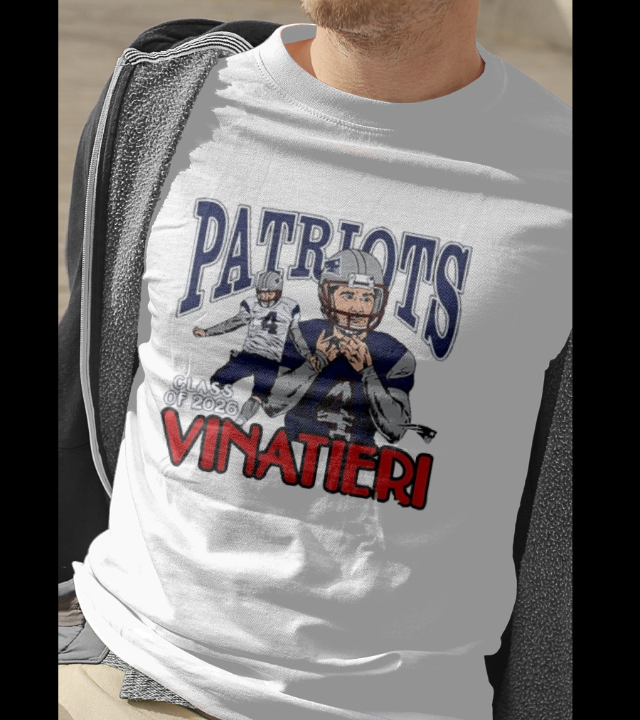Patriots Vinatieri Class Of 2026 T-Shirt