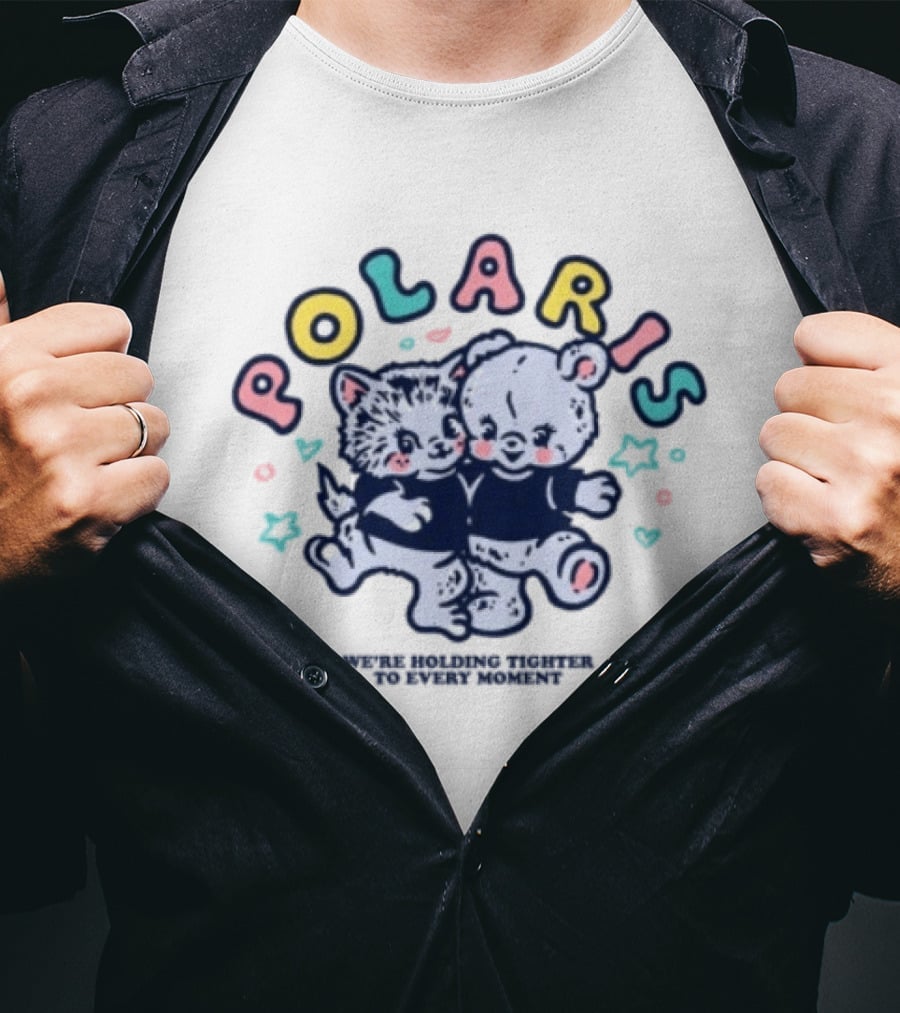 POLARIS Armada Store Cute Bear And Kitten T-Shirt