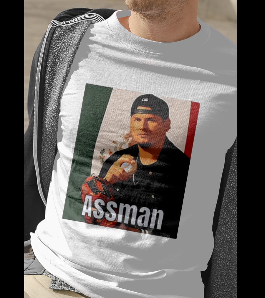 Assman Baseball Player Mexico Flag Baseball Glove Cap T-Shirt