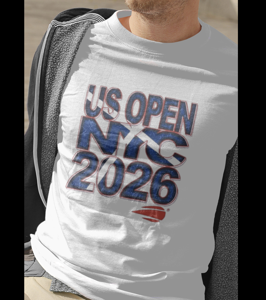 US Open NYC 2026 Tennis New York City Distressed T-Shirt