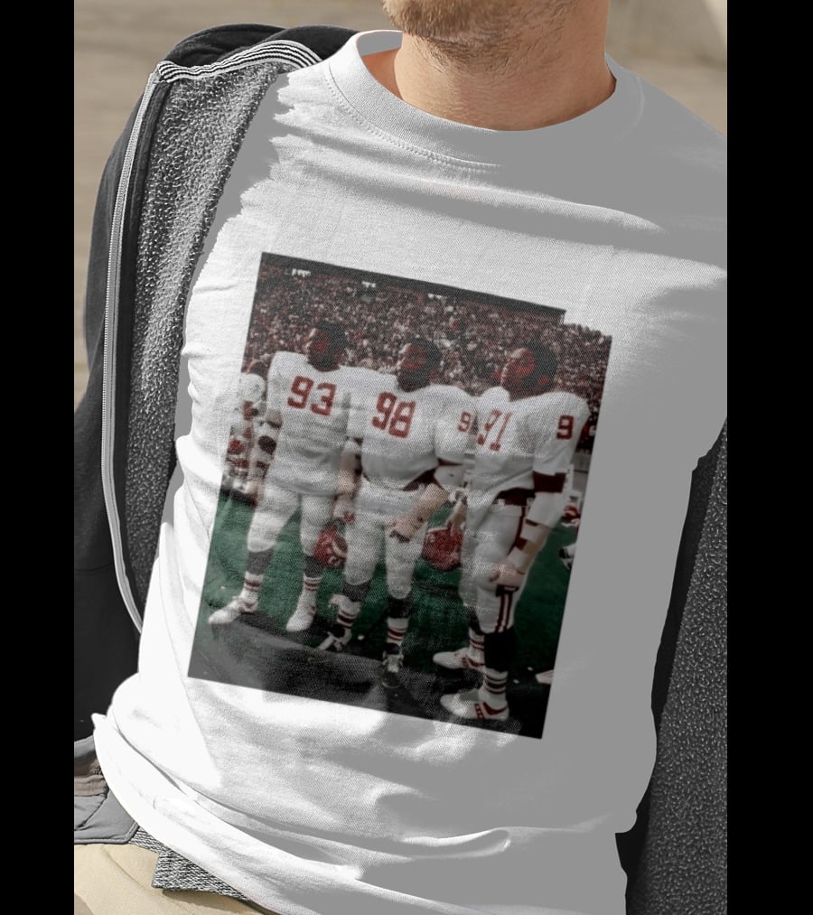 Oklahoma Sooners Football Players 93 98 91 On Field Sports Team Fan Gear T-Shirt