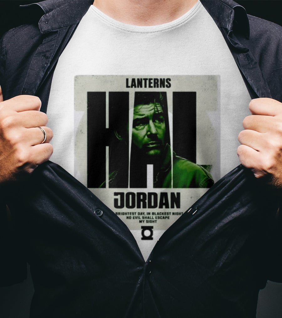 Hal Jordan Lanterns In Brightest Day In Blackest Night No Evil Shall Escape My Sight T-Shirt