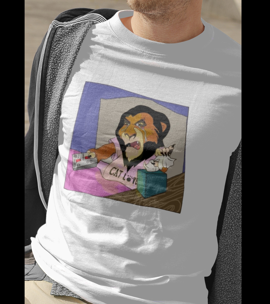 Scar From The Lion King Cat Love Scar Tissue Humor Meme T-Shirt