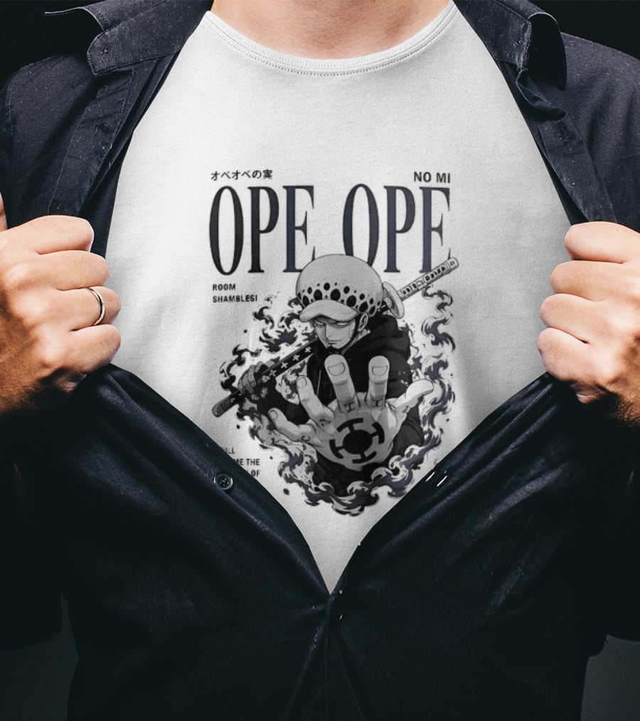 Ope Ope No Mi Trafalgar Law Surgeon Of Death One Piece T-Shirt