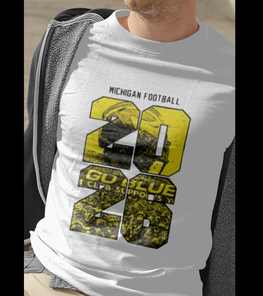 Michigan Football 2026 Go Blue Support T-Shirt