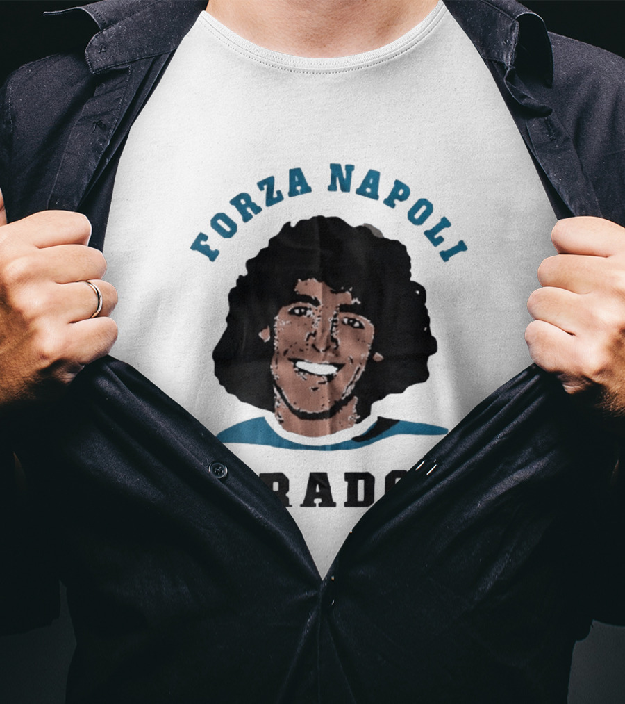 Forza Napoli Maradona Football Legend T-Shirt