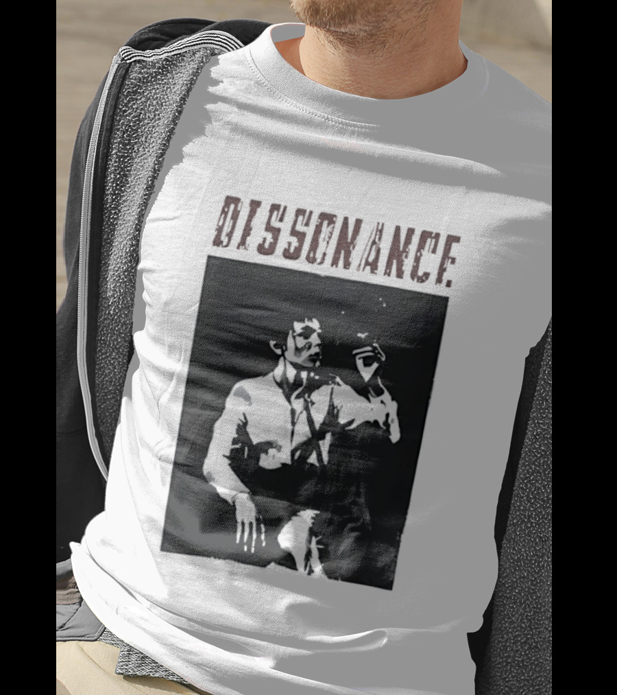 Dissonance Bruce Lee Distressed T-Shirt