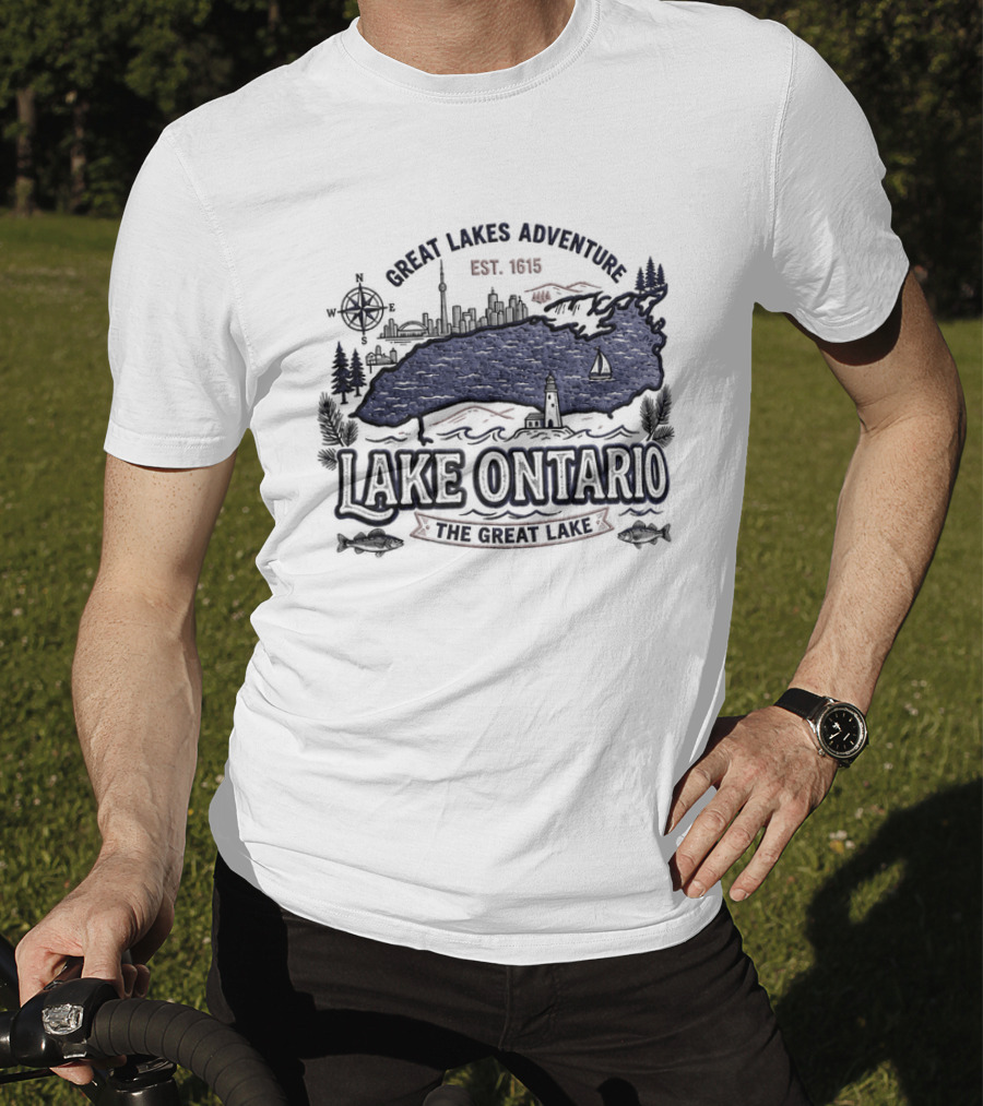 Great Lakes Adventure Lake Ontario Est 1815 The Great Lake T-Shirt