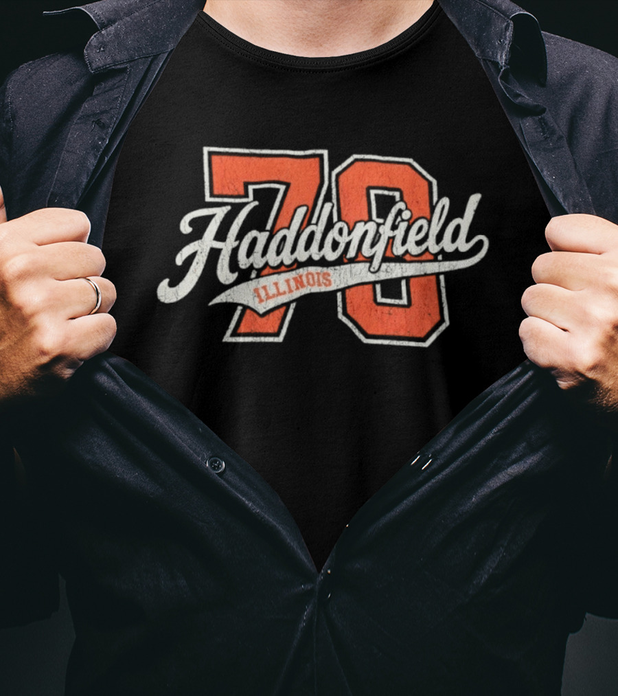 Distressed Haddonfield Illinois 78 T-Shirt