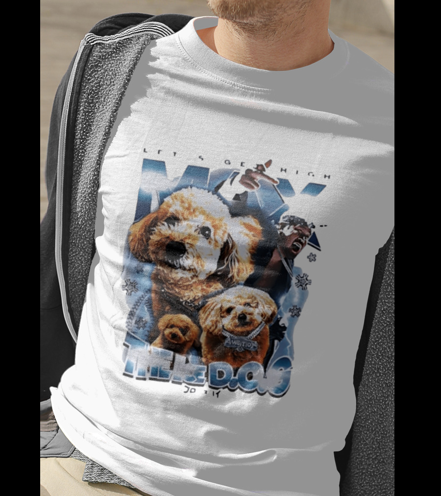 Max The Ice DOG Let's Get High NJPW Pro Wrestling Ambition T-Shirt