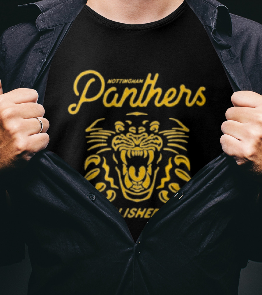 Panthers Established 1946 Retro Black Script 26 27 T-Shirt