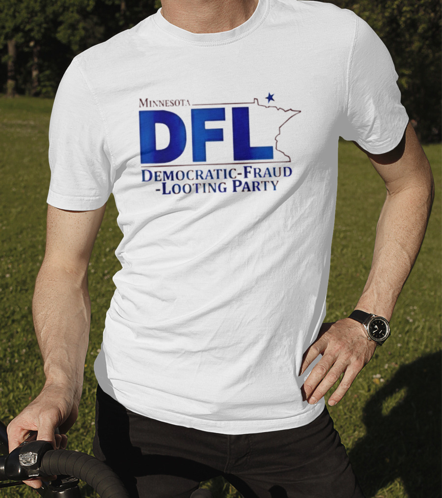 Minnesota DFL Democratic Fraud Looting Party Map Star T-Shirt