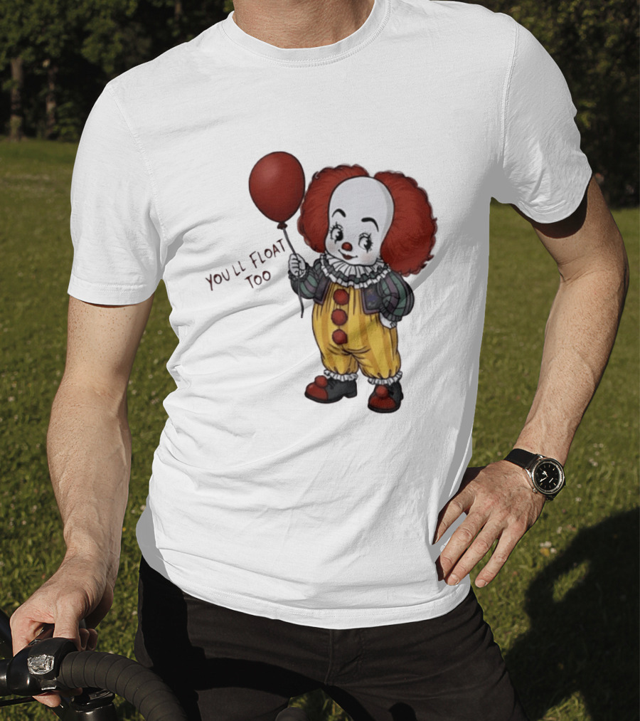 Pennywise Clown You'll Float Too Red Balloon T-Shirt
